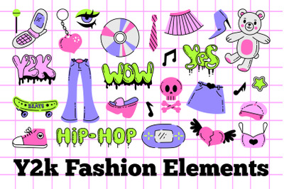 Y2k Fashion Elements
