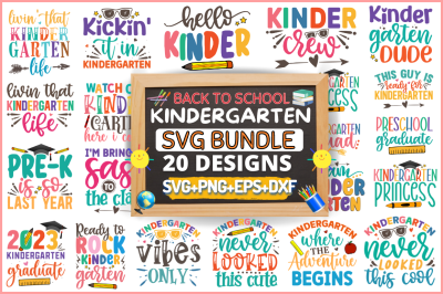 Kindergarten SVG Bundle