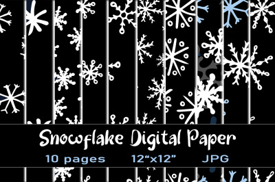 10 Snowflake Backgrounds