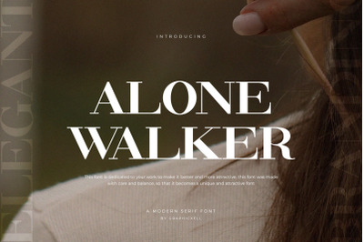 Alone Walker Sans Serif Font