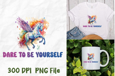 Autism Dare To Be Yourself Unicorn