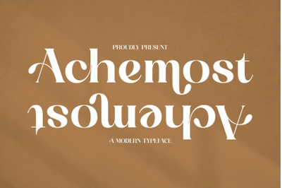 Achemost Typeface