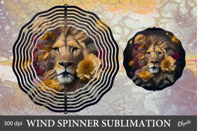 Lion Wind Spinner PNG. Animal Wind Spinner