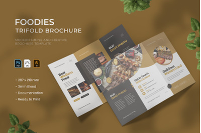 Foodies - Trifold Brochure