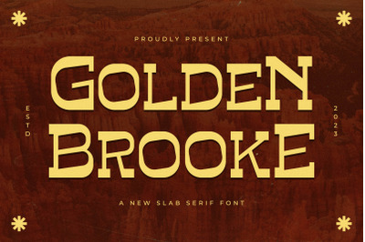 Golden Brooke Typeface