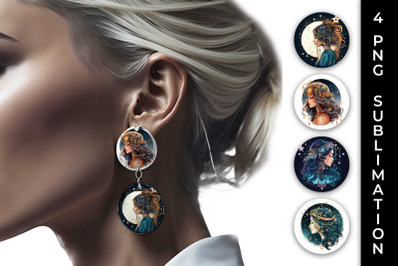 Celestial Boho Charms - Star Gazer Earrings PNG Bundle