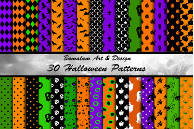 30 Halloween Patterned Backgrounds