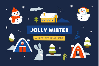 Jolly Winter | Vector collection