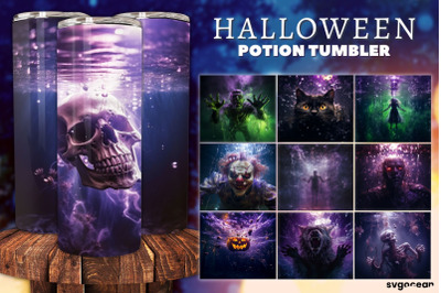 Horror Halloween Tumbler Wrap Bundle | 20 Oz | Sublimation