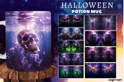 Horror Halloween Mug Wrap Bundle | 11 Oz | Sublimation