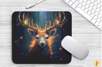 Magical Deer Mouse Pad