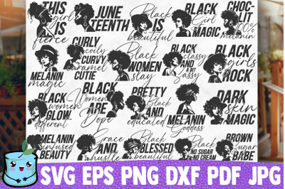 Black Women SVG Bundle