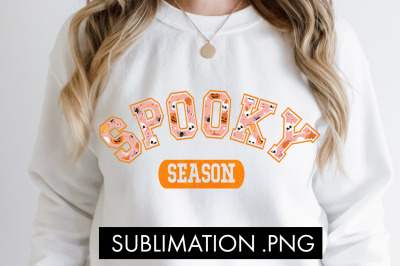 Spooky Season College PNG Sublimation