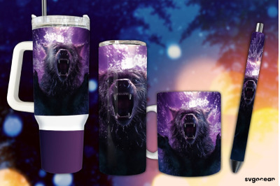 Halloween Werewolf Wrap Bundle | Tumbler | Mug | Pen