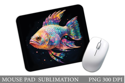 Fish Mouse Pad Sublimation. Fish Mouse Pad Design