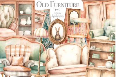 Old Furniture Clipart