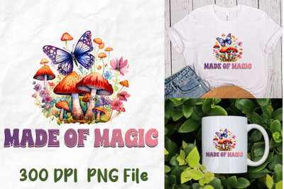 Made Of Magic Hippie Butterfly Mushroom