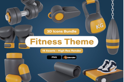 3d elements fitness icon, 3d fitness icons, 3d icons for fitness