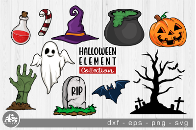 Halloween Element Cuttable Svg Design