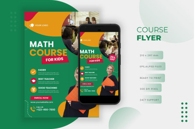 Math Course - Flyer