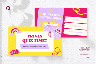 Yellow Stickers Trivia Quiz Presentation