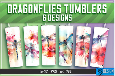 Dragonflies Tumblers Bundle Wrap 20 oz v.2