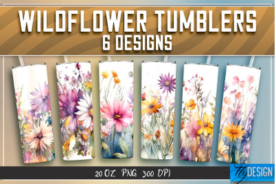 Wildflowers Tumblers Bundle Wrap 20 oz v.1