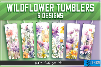 Wildflowers Tumblers Bundle Wrap 20 oz v.2