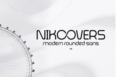 Nikoovers - Rounded Font