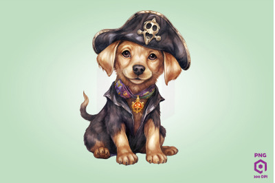 Labrador Retriever Pirate Dog Clipart