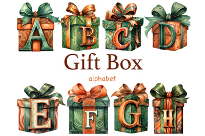 Gift Box Alphabet | Happy Birthday Letters