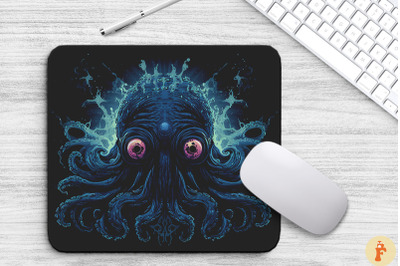 Giant Octopus At Abyss Mouse Pad