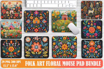 Folk Art Floral Bundle-20 Designs-230929