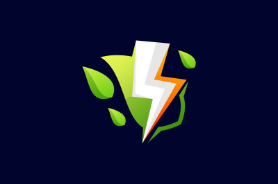 natural energy vector template logo design