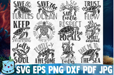 Sea Turtles SVG Bundle