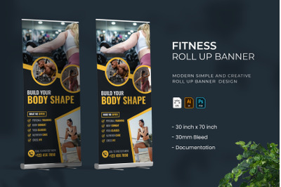 Fitness - Roll Up Banner
