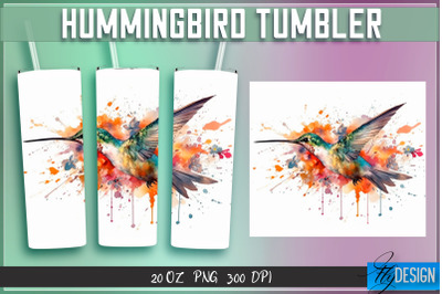 Hummingbird Tumblers Wrap 20 oz v.1