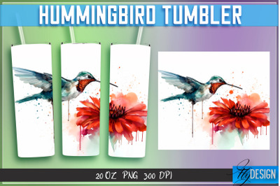 Hummingbird Tumblers Wrap 20 oz v.2