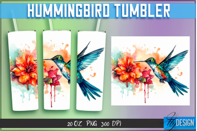 Hummingbird Tumblers Wrap 20 oz v.2