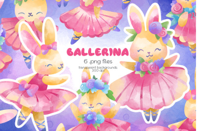 Ballerina Clipart - PNG Files