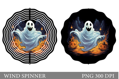 Halloween Ghost Wind Spinner. Halloween Wind Spinner Design