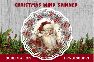 Santa wind spinner| Christmas PNG
