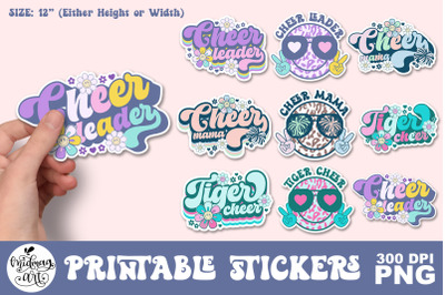 Boho sports Png Sticker Bundle&2C; Boho Affirmations Print