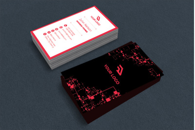 Abstract Business Card Design Template&nbsp;