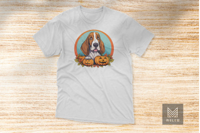 Cute Basset Hound Dog Halloween