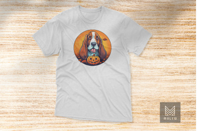 Cute Basset Hound Dog Halloween