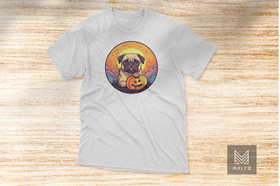 Cute Pug Dog Halloween