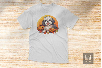 Cute Shih Tzu Dog Halloween