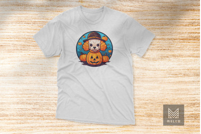 Cute Poodle Dog Halloween