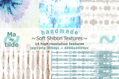Handmade Soft Shibori Textures